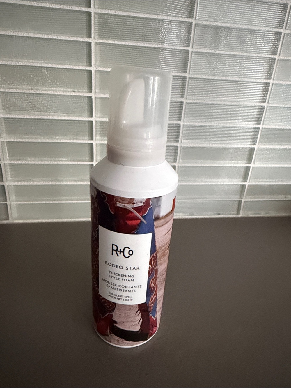 R+Co Rodeo Star Thickening Foam – White and Red Label